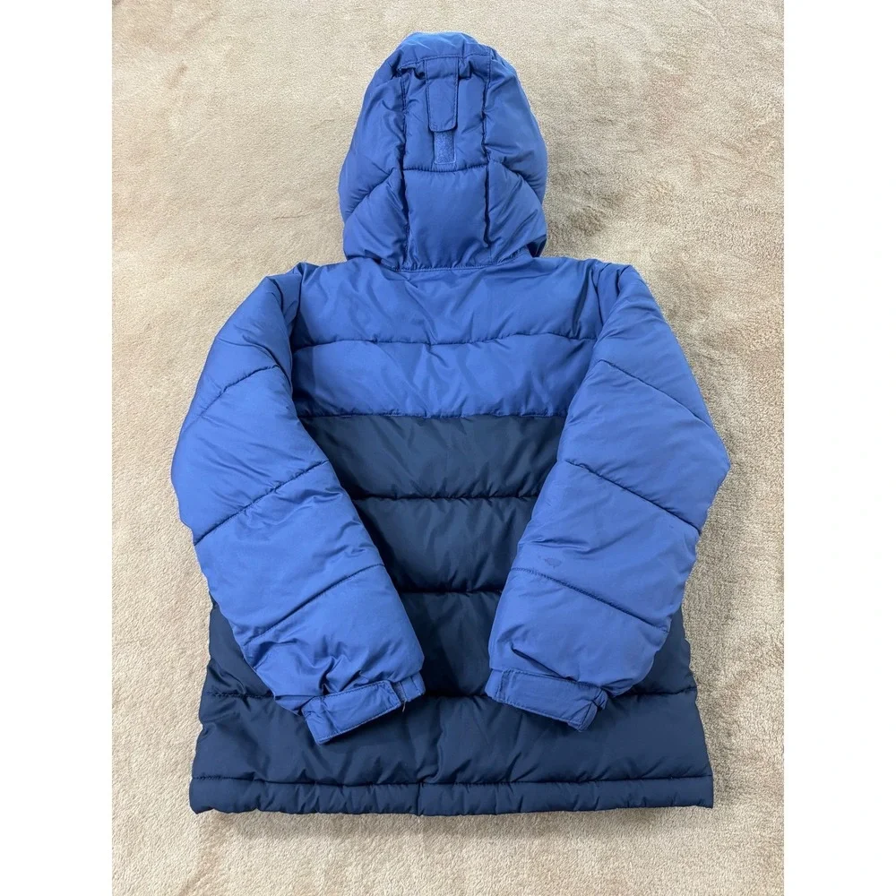 Columbia Omni-Heat Pike Lake Puffer Jacket‎ Youth Size S  Blue Pink Outgrown